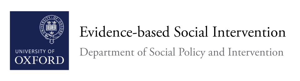 Evidence-based Social Intervention